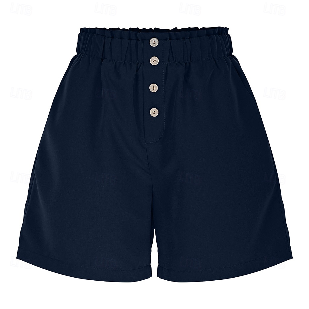 Per donna Shorts Pantaloncini Estivi Shorts da Spiaggia Pantaloncini casual Vacanza Moda Casual Quotidiano Corto Vita Alta Tinta unica Semplice Tasca Elastico in vita Asciugatura Rapida Morbido del 2026 a $20.99 –P8