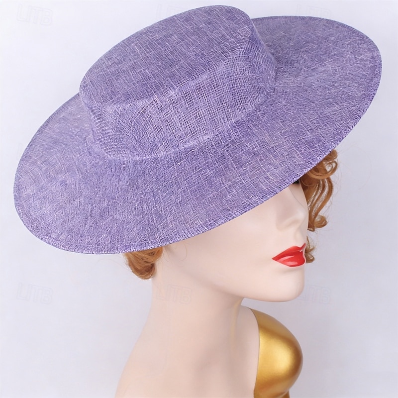 fascinators Sinamay Bryllup Bursdag Elegant Årgang Med Tyll Hodeplagg Hodeplagg 2026 - $17.49 –P11
