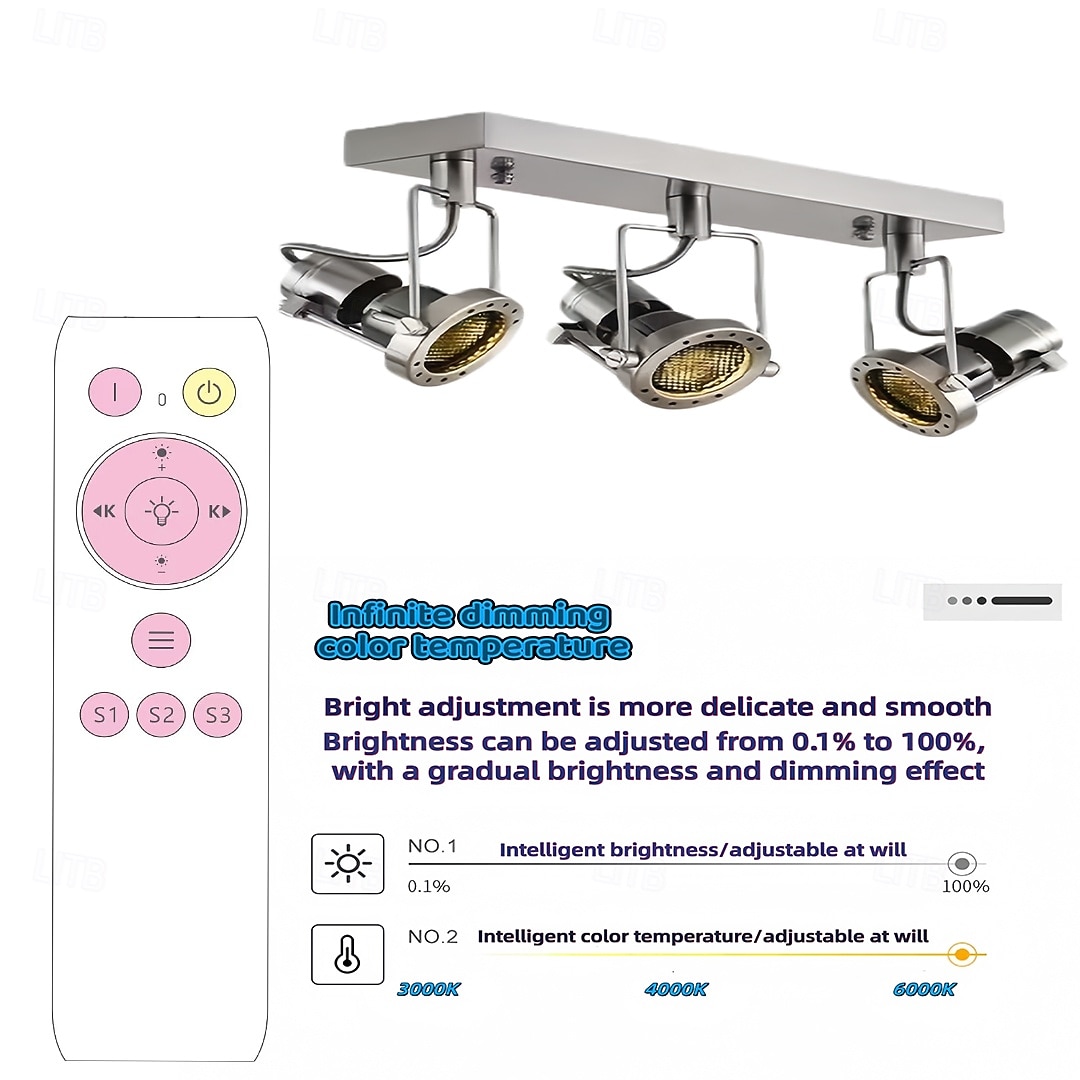 10 cm Regulável Luzes de Tecto Metal Estilo Artístico Galvanizar Artistíco 110-120V 220-240V de 2026 por $80.99 –P17