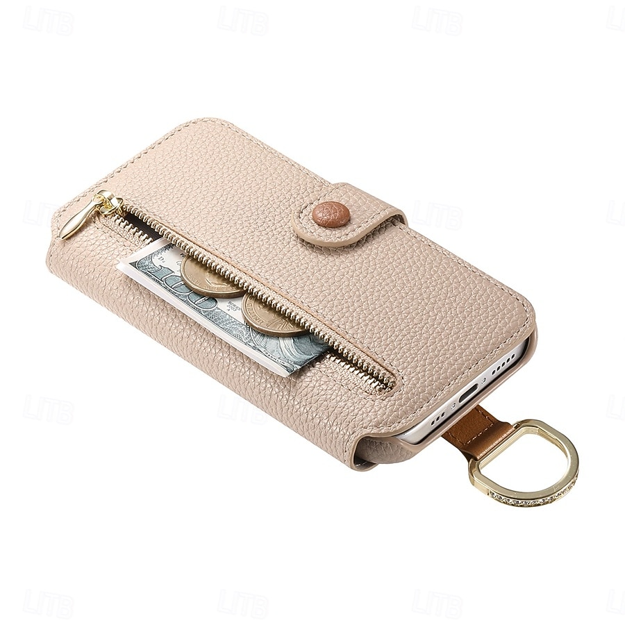 teléfono Funda Para Samsung galaxia S26 S26 Plus S26 Ultra Tarjetas billetera Gire la tapa Cremallera con correa de muñeca Caballete Retro TPU Cuero de PU 2026 - $18.99 –P7