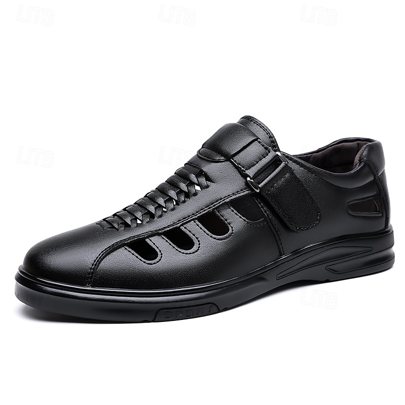 Sapatos casuais masculinos marrons com fivela e recortes, confortáveis para caminhada, ideais para uso diário, viagens, dirigir, escritório, looks casuais de negócios, fins de semana e estilo elegante. de 2026 por $42.99 –P11