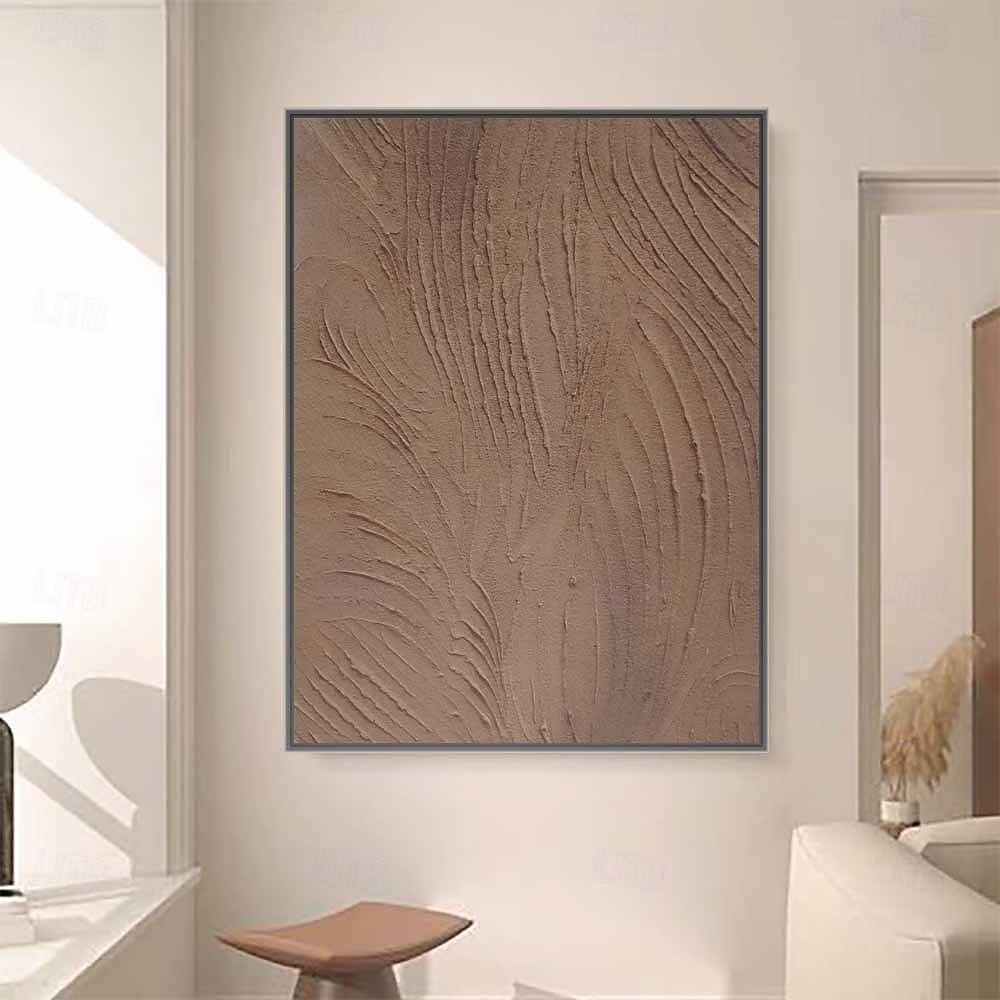 Handmade Oil Painting Canvas Wall Art Decoration Modern Wabi-Sabi Minimalist Abstract Texture for Home Decor Stretched Frame Hanging/Rolled Frameless Unstretched Painting 2026 - $57.99 –P3