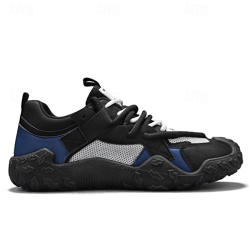 męskie buty sportowe typu adventure trail z wielokolorowymi paskami, oddychające i wytrzymałe, idealne na piesze wędrówki, sporty na świeżym powietrzu i do codziennego użytku 2026 - $42.99 –P18