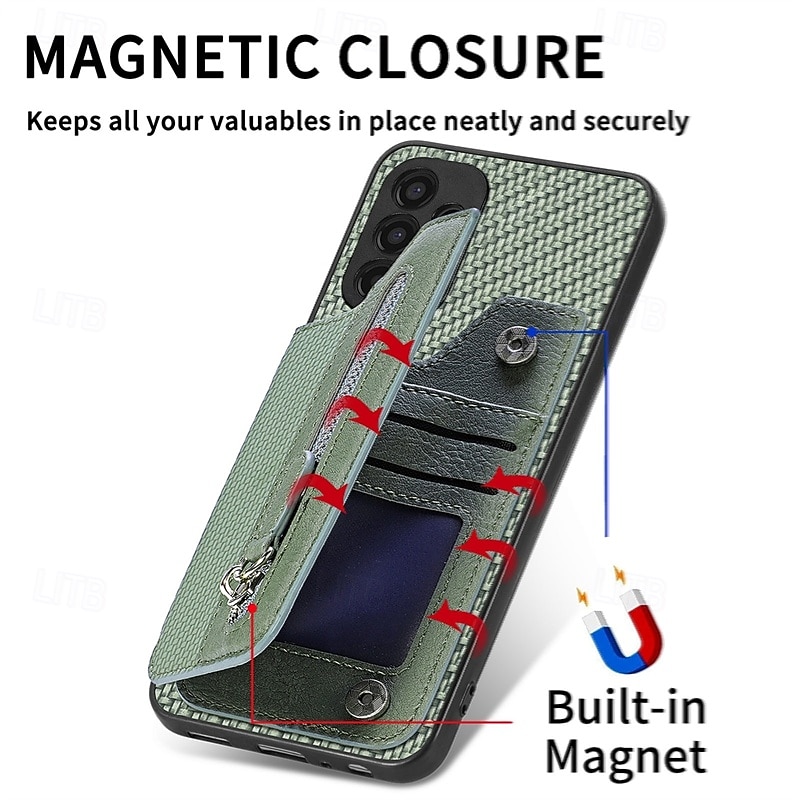 Phone Case For Samsung Galaxy S26 S25 Edge S24 FE S23 S22 Plus  Ultra A56 A36 A26 A16 A06 Wallet Case with Stand Holder Shockproof TPU PU Leather 2026 - $14.99 –P5