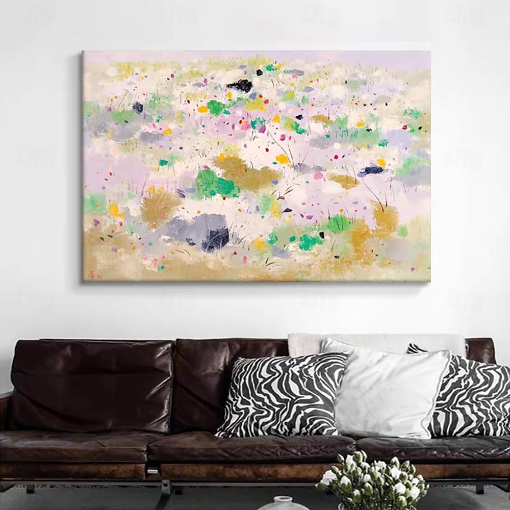 Handmade Oil Painting Canvas Wall Art Decoration Abstract for Home Living Room Dining Bedroom Decor Rolled Frameless Unstretched Painting/Stretched Frame Hanging Painting 2026 - $55.99 –P1