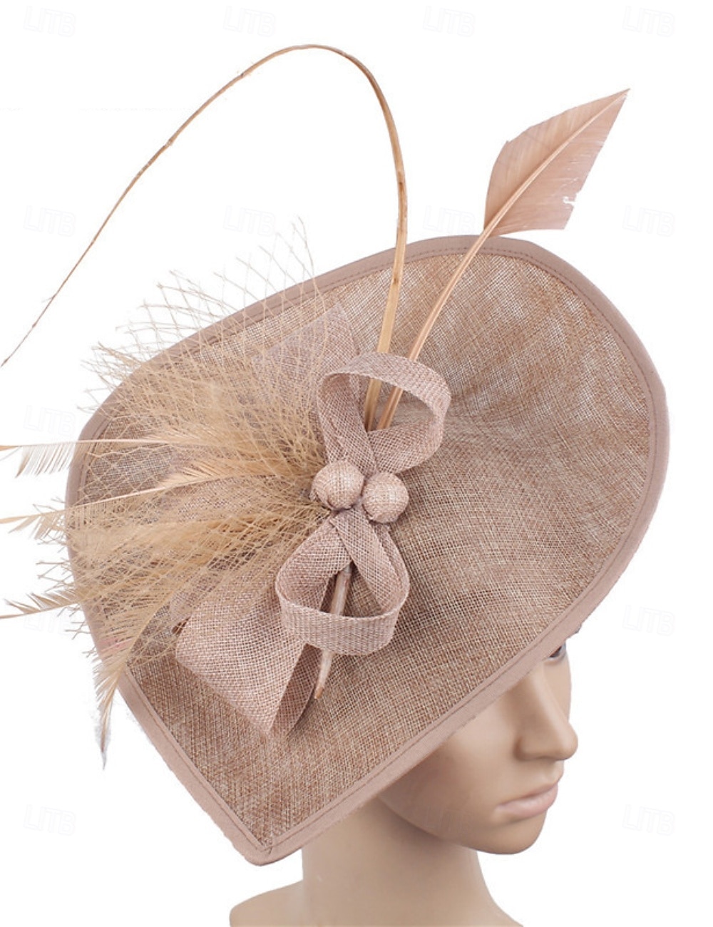Fascinators Polyester Wedding Birthday Vintage Cute Retro With Feather Headpiece Headwear 2026 - $28.99 –P1