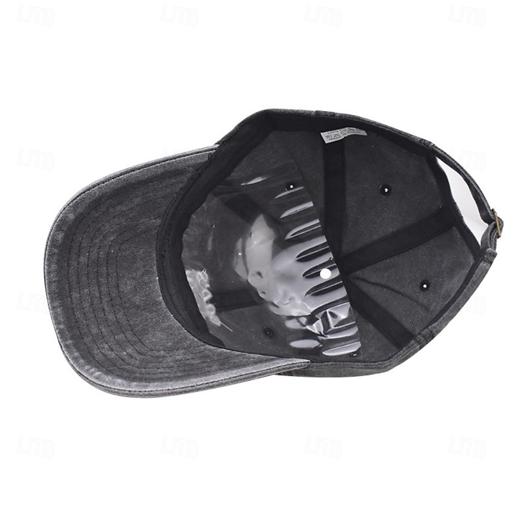 Муж. Бейсболка Шляпа от солнца Шляпа дальнобойщика Черный Винный Хлопок Регулируется Мода Уличный стиль На каждый день Повседневные на открытом воздухе Отпуск Полосы / волосы Вышивка 2026 - $6.99 –P10