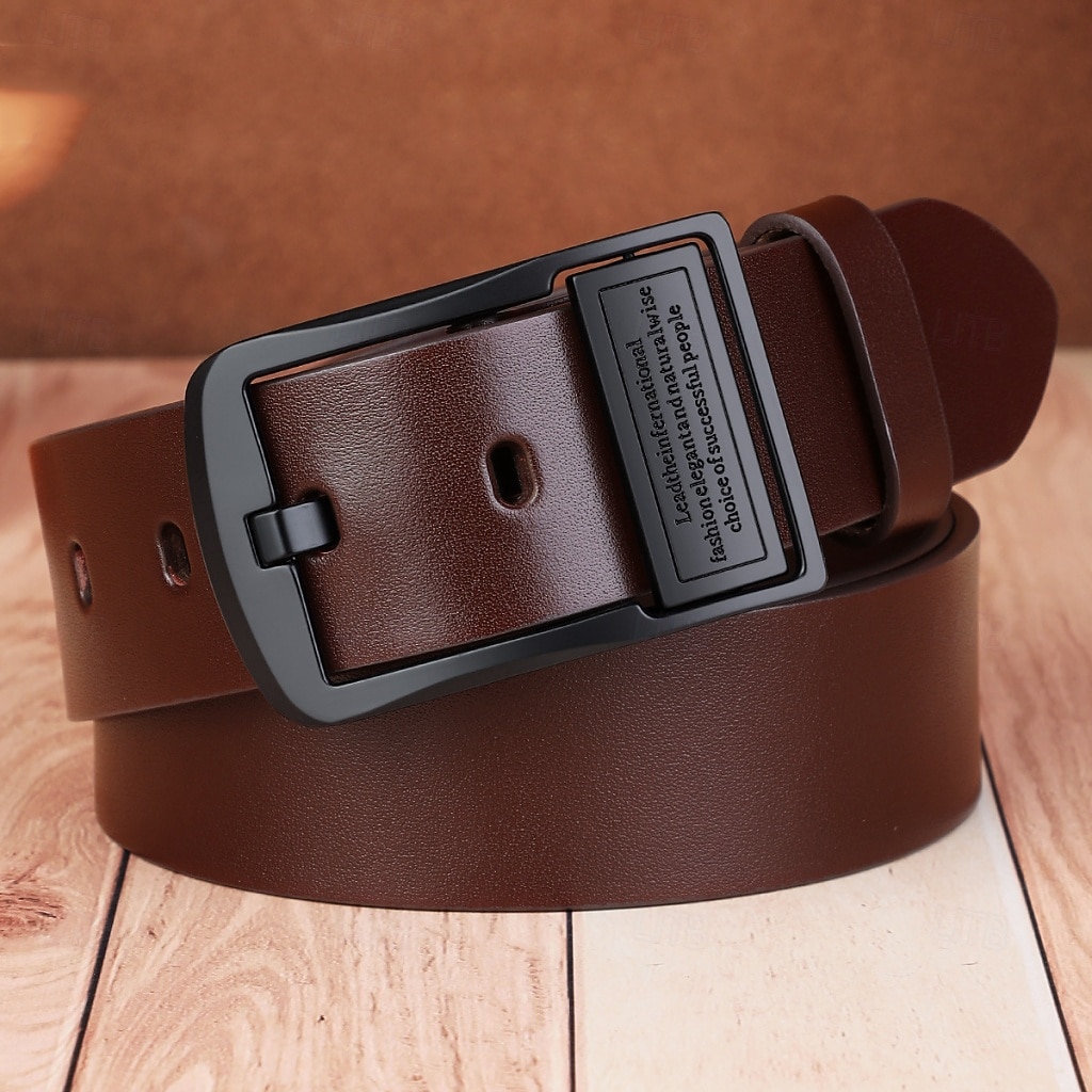 Bărbați curea Crom PU Șic Stradă Contemporan Timp Liber Culoare solidă A01 A02 Zilnic Afaceri Oficial Curea Talie 2026 - $4.49 –P7