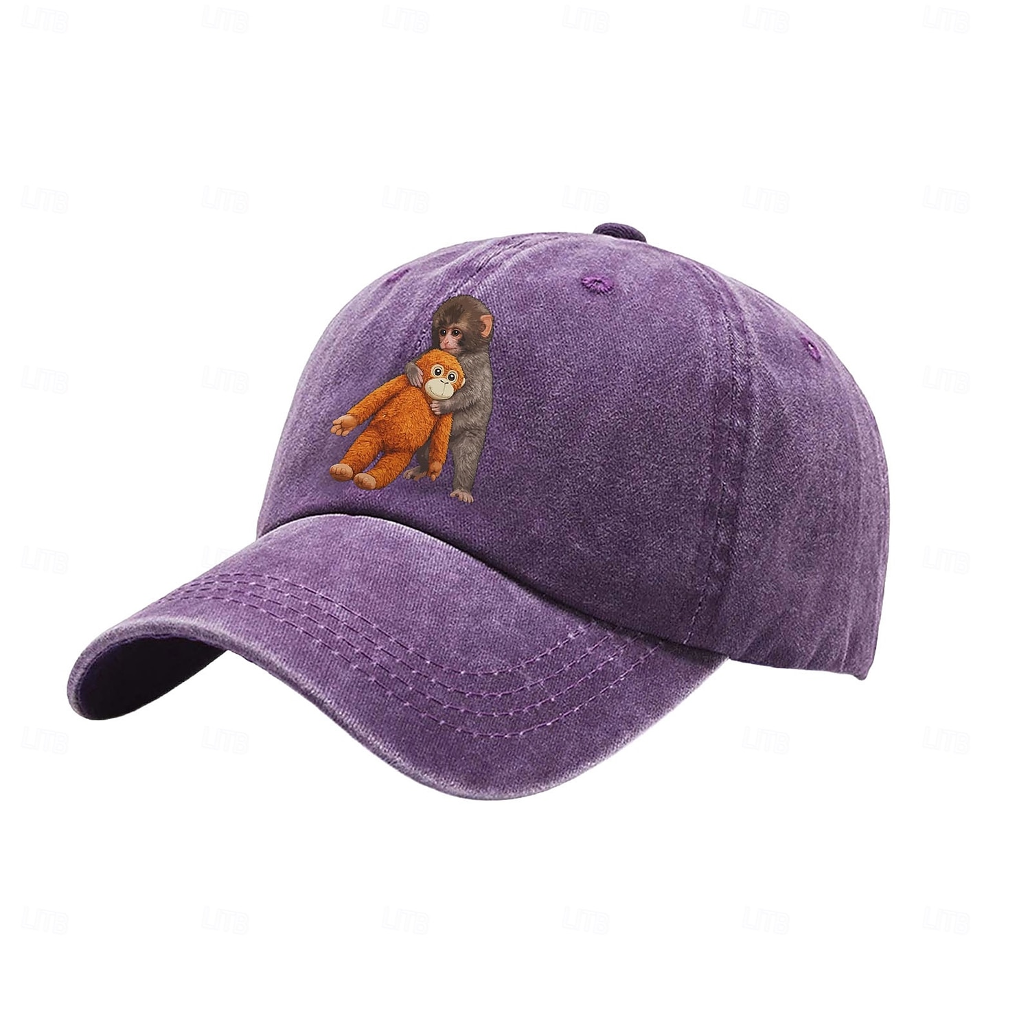 Tým Punch Monkey Meme Baseball Cap vtipná vintage praná bavlněná nastavitelné čepice pro muže a ženy 2026 - $16.99 –P11