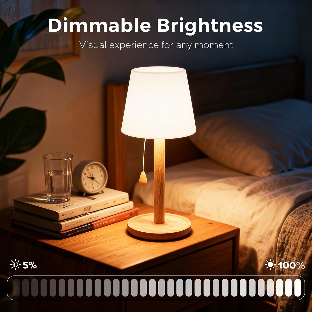 Remote Control USB Rechargeable Table Lamp with 16 Colors Nordic Style for Bedroom Bedside Lamp Atmosphere Night Light Holiday Coffee Shop Home Bar Counter Decoration 2026 - $50.99 –P4