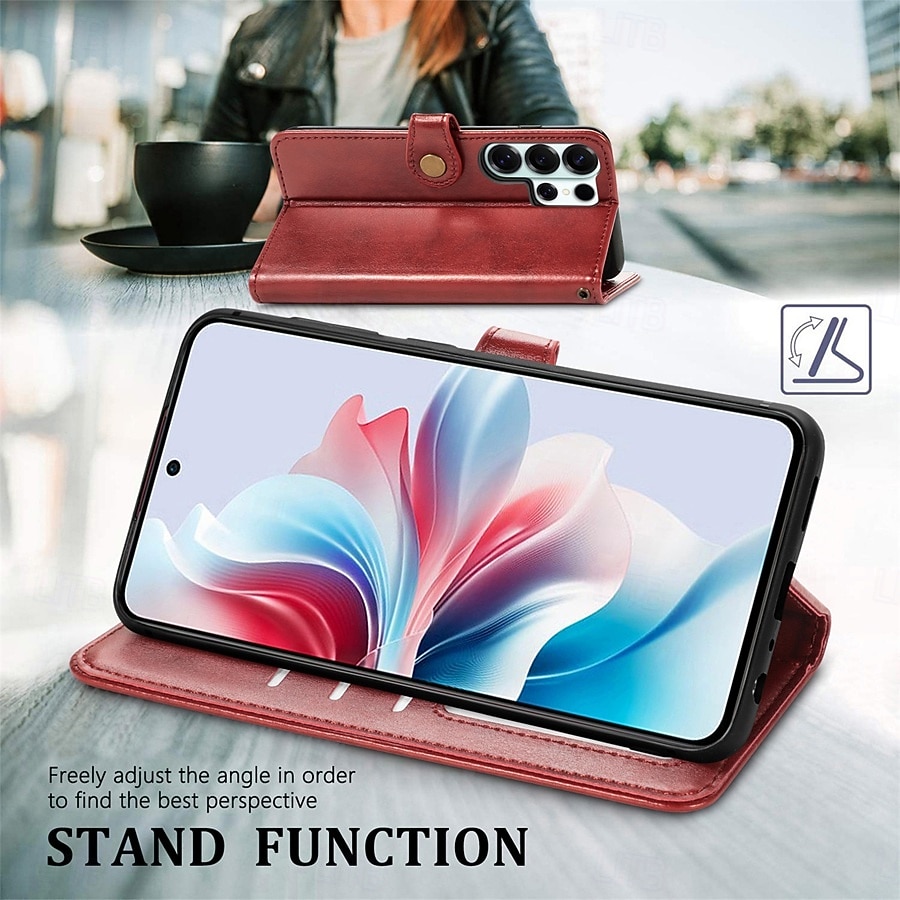 Phone Case For Samsung Galaxy S26 S26 Plus S26 Ultra Wallet Case Flip Cover with Wrist Strap Kickstand Retro TPU PU Leather 2026 - $14.99 –P14