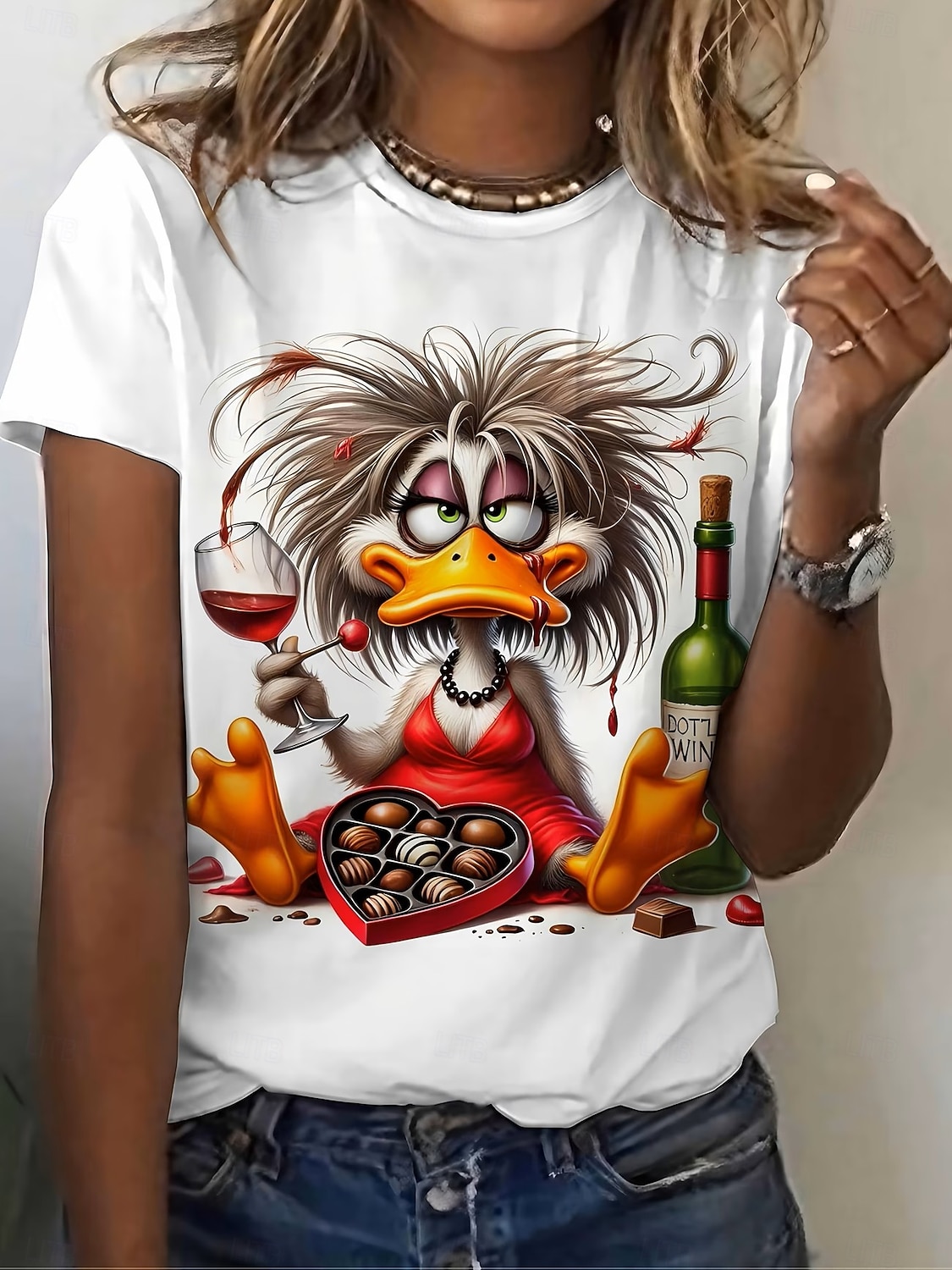 Women's T Shirt Print Graphic Animal Vintage Stylish Classic Short Sleeve Crew Neck Round Neck Regular Tops Daily Weekend Dark Brown White Green Summer Spring 2026 - $22.99 –P1