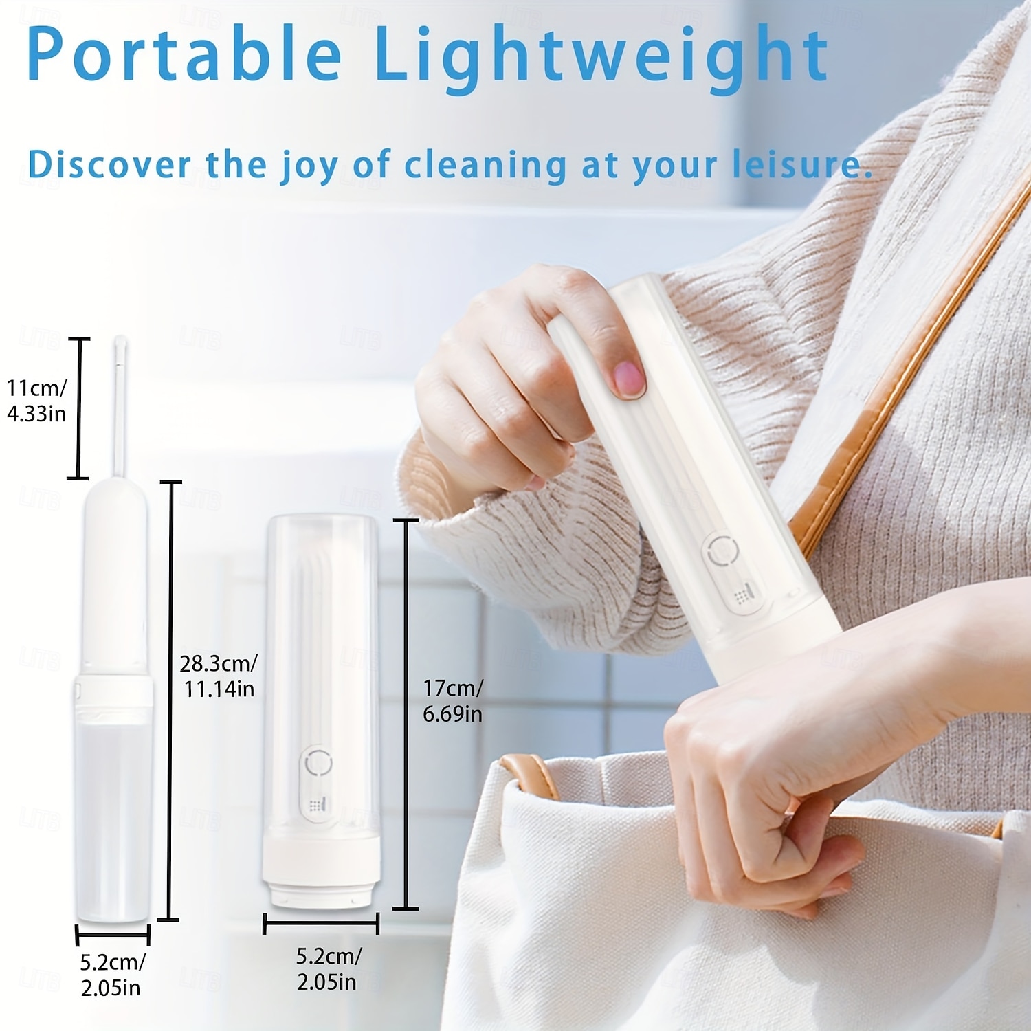 Electric Portable Bidet for Travel & Postpartum Care, Handheld Rechargeable Bidet Sprayer with 350ml Bottle, IPX7 Waterproof for Maternity, Baby, Seniors, Camping, Personal Hygiene Recovery 2026 - $53.99 –P1