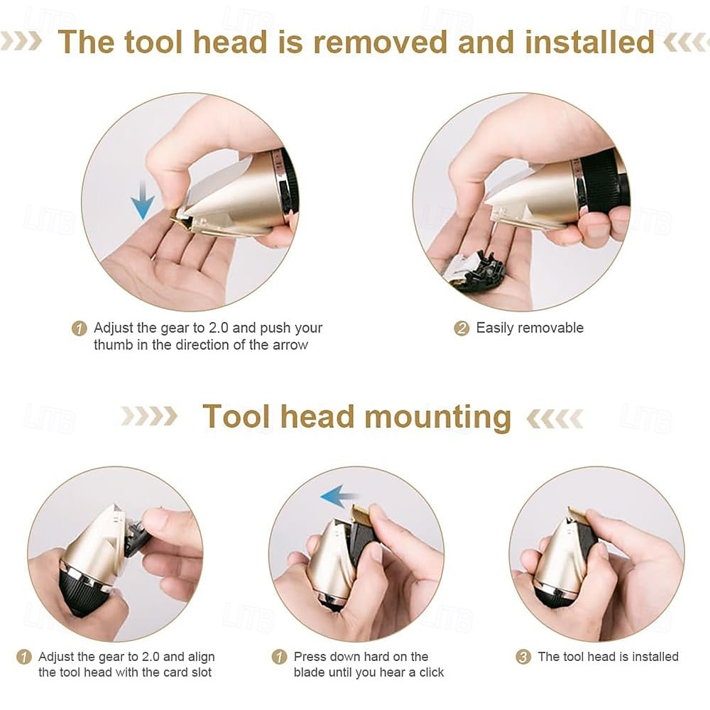 Dog Grooming Clippers - Low Noise Rechargeable Electric Cat Shaver Shears for All Pets, Dog Trimmer with 4 Guard Combs 2026 - $21.99 –P3