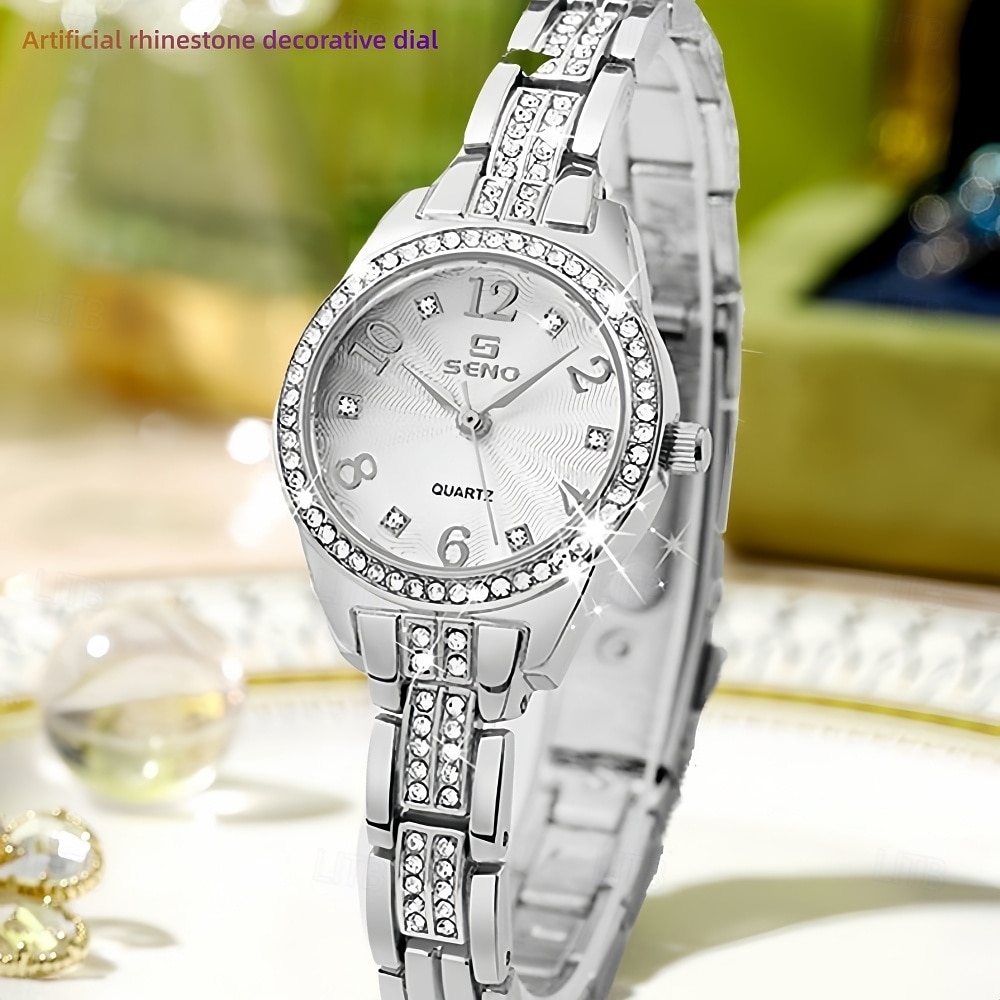 Mother's Day Gift Women Quartz Watch Rhinestone Casual Decoration Alloy Watch 2026 - $25.99 –P5