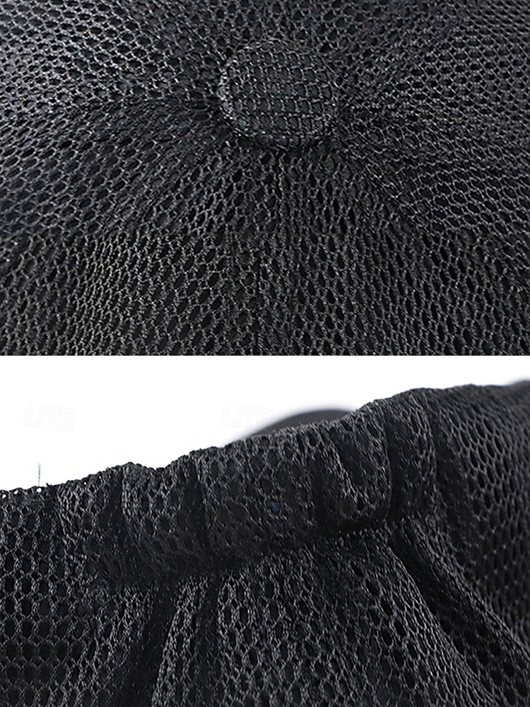 2026年 メンズ用通気性メッシュニュースボーイキャップ、複数色展開、軽量ポリエステルアイビーハット、普段使い、旅行、休暇、夏の屋外スタイリングに最適  コレクション – $14.99 –P12