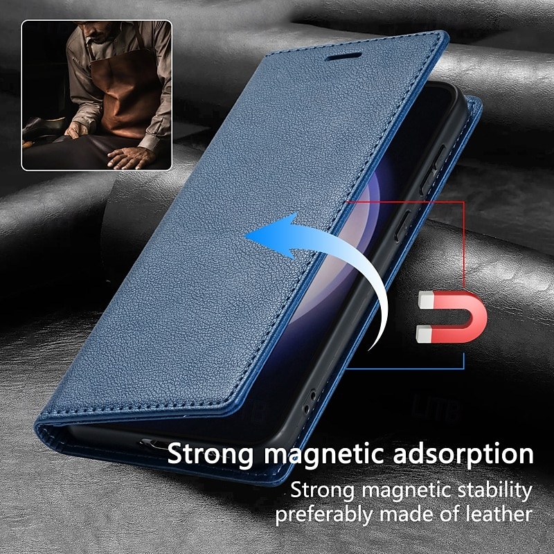 Phone Case For Samsung Galaxy S26 S26 Plus S26 Ultra Wallet Case Flip Cover Magnetic Full Body Protective Kickstand Retro PU Leather 2026 - $18.99 –P8