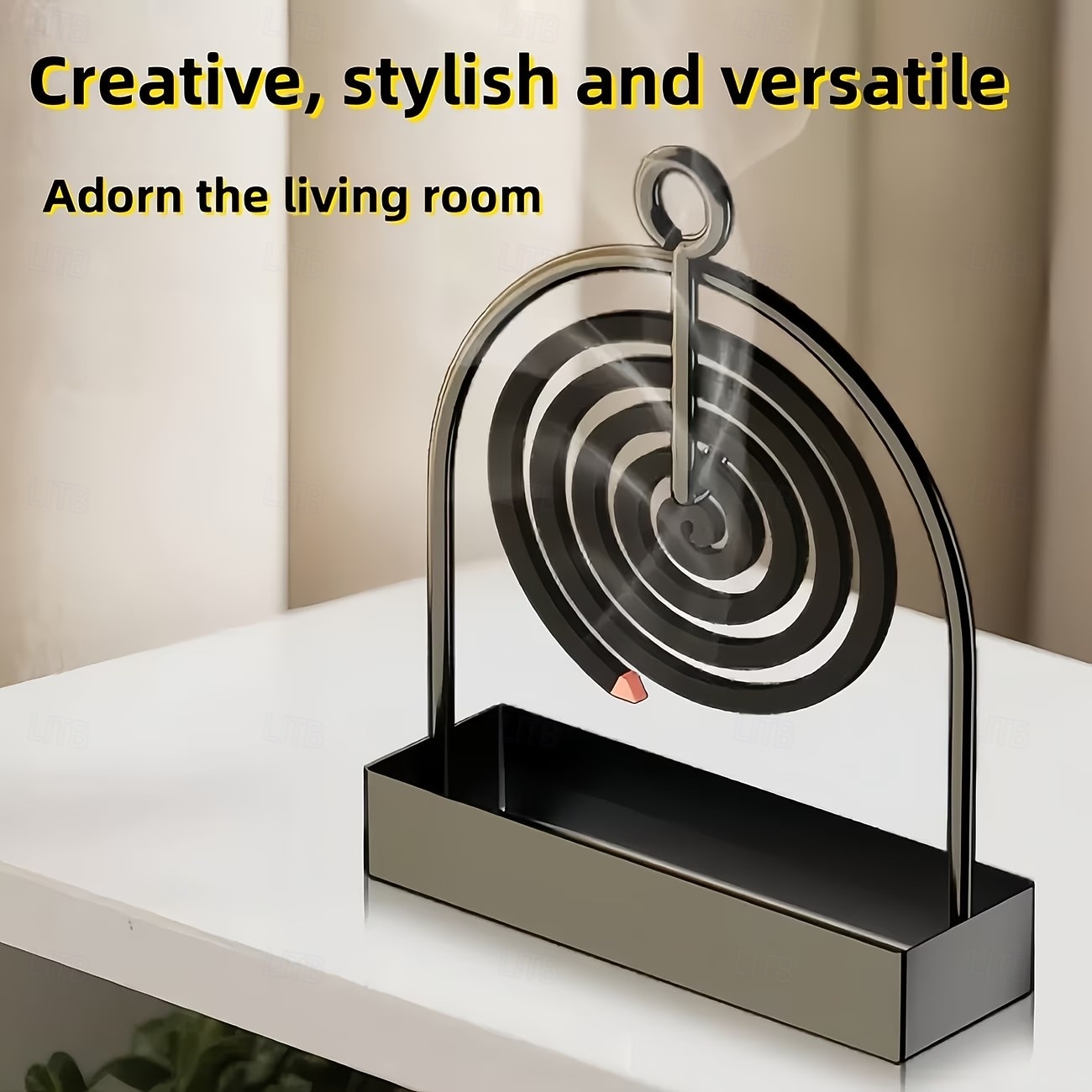 2PCS Metal Mosquito Coil Holders, Hanging Incense Burner Stand for Mosquito Repellent Coils, Decorative Coil Holder for Living Room, Bedroom, Patio, Balcony, Outdoor Camping 2026 - $9.99 –P5