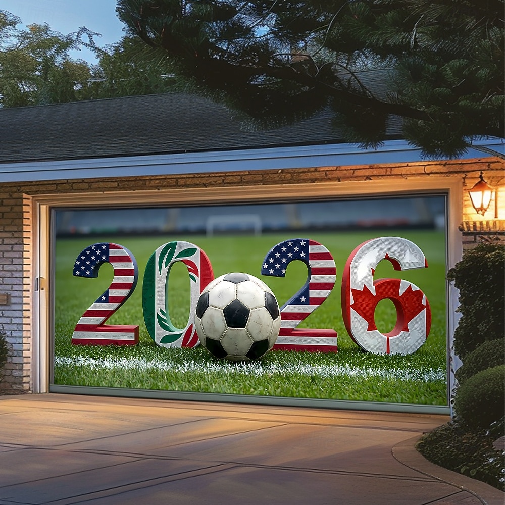 Tapestry Garage Door Cover Large Hanging Backdrop Football Sports 3D Party Outdoor Shooting Backgrounds Front Door Home Decor 2026 - $49.99 –P3