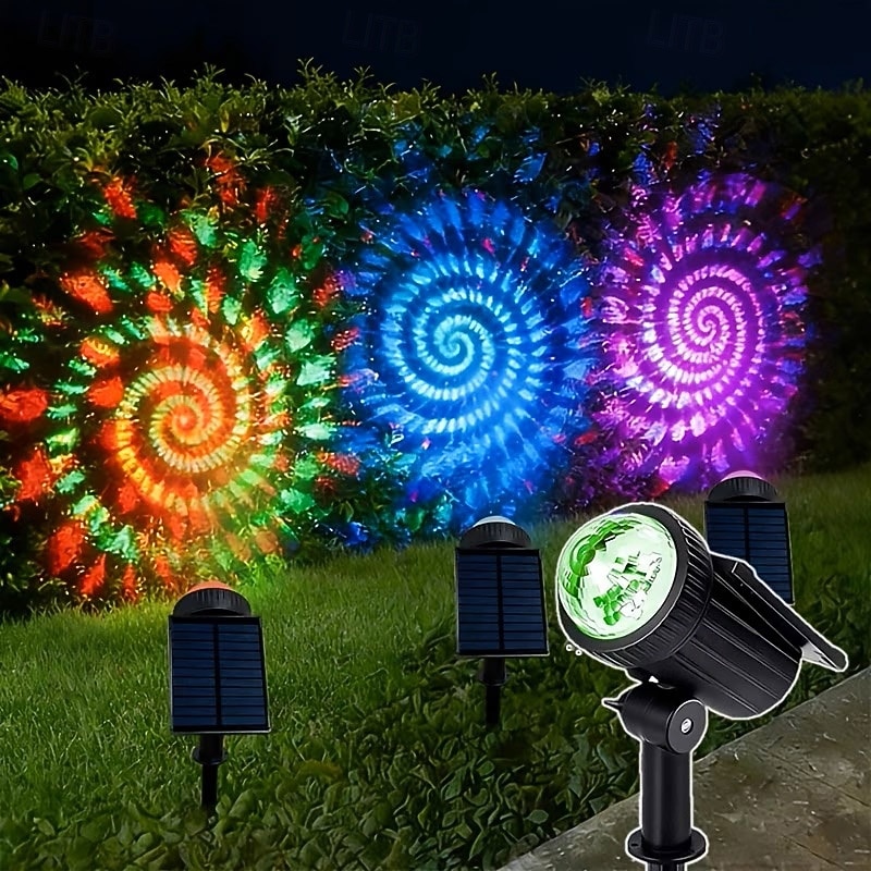 1/4-częściowy reflektor solarny do oświetlenia zewnętrznego, projektor do oświetlenia trawnika, wodoodporna lampa ścienna, dekoracja ścieżki ogrodowej 2026 - $19.99 –P1