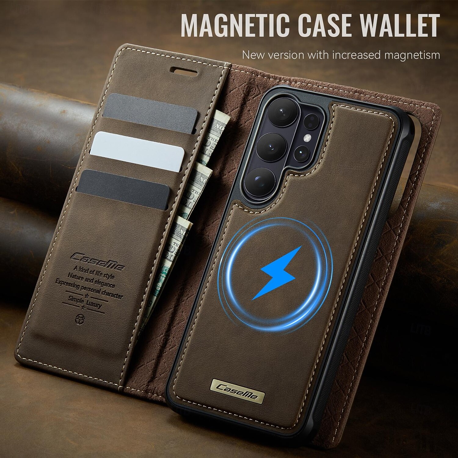 Phone Case For Samsung Galaxy S26 S26 Ultra Plus Wallet Case with Stand Holder Support Wireless Charging Kickstand Retro TPU PU Leather 2026 - $25.99 –P11