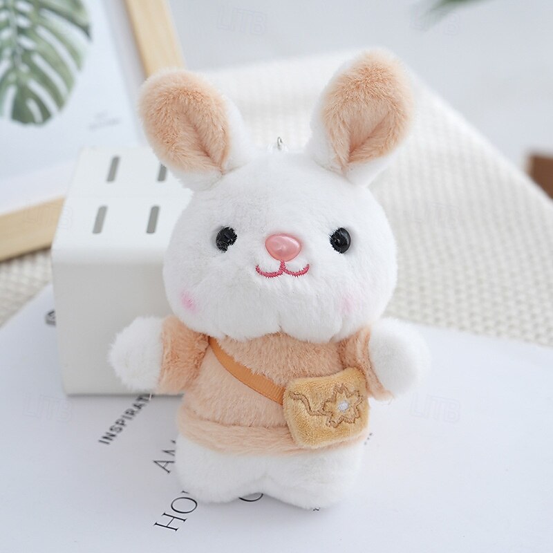 Chaveiros de coelhinho de pelúcia em miniatura para cestas de Páscoa, lindos enfeites de mochila em formato de coelho de pelúcia com bolsinha, lembrancinhas para festas infantis, prêmios para caça aos de 2026 por $12.99 –P8