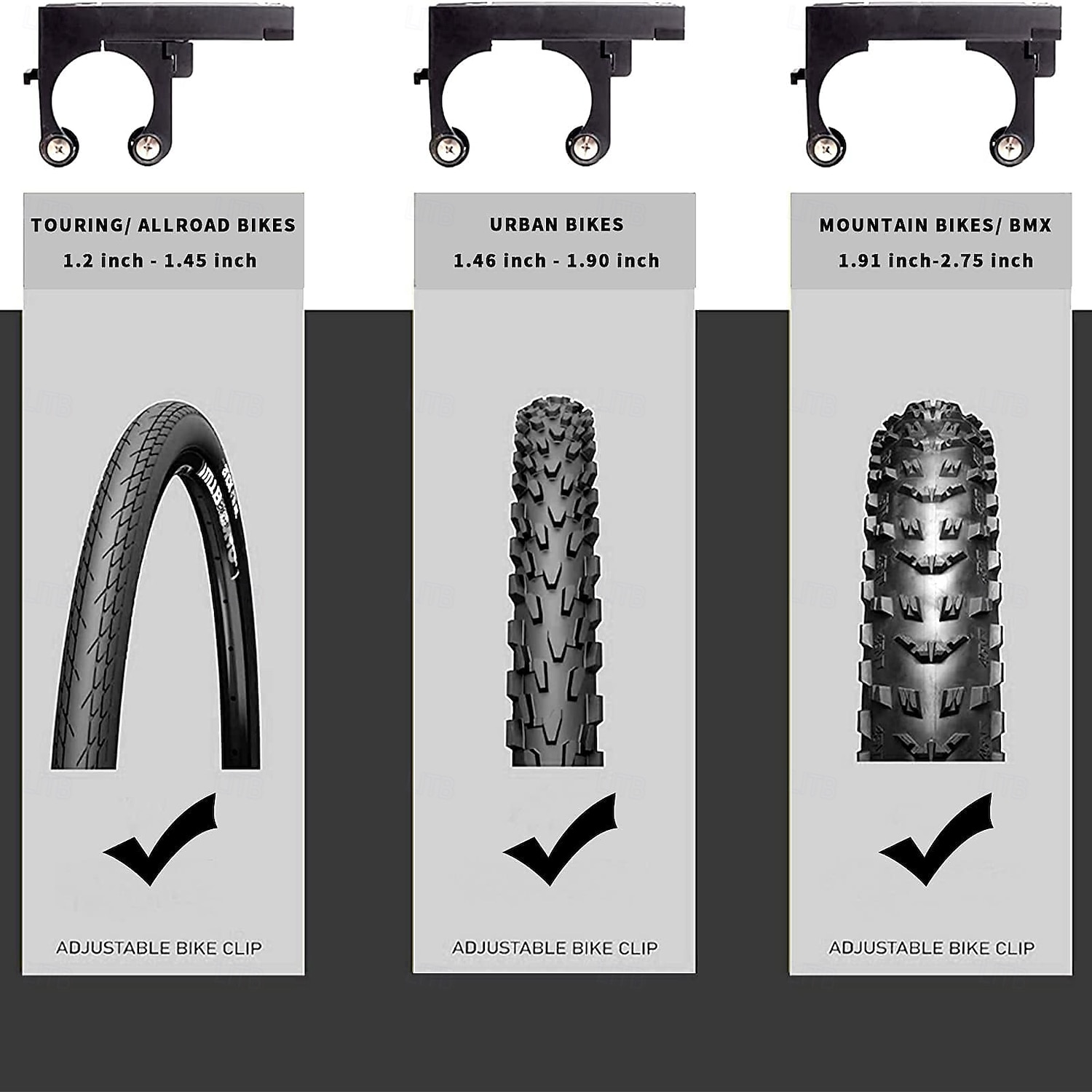Bicycle Wall Mount Garage Bike Rack Adjustable Hanger Storage Bike Garage Home,Horizontal Bike Hook Bike Holder MTB/Road Bike 2026 - $15.99 –P3