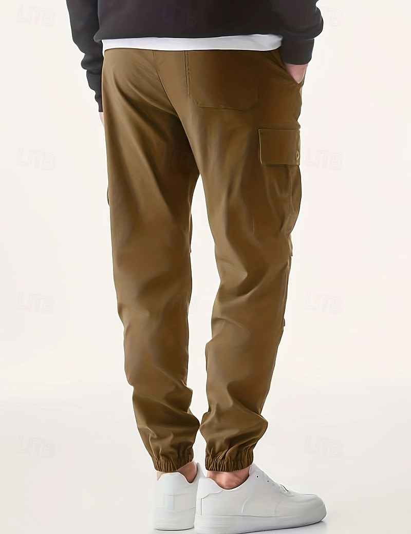Homens Calças Cargo Corredores Calças Calças Táticas Calças de trabalho Com Cordão Bolso multi Bolso com aba Tecido A Prova de Vento Conforto Mimolet Diário Ao ar livre Feriado Roupa de rua à moda de 2026 por $22.99 –P5