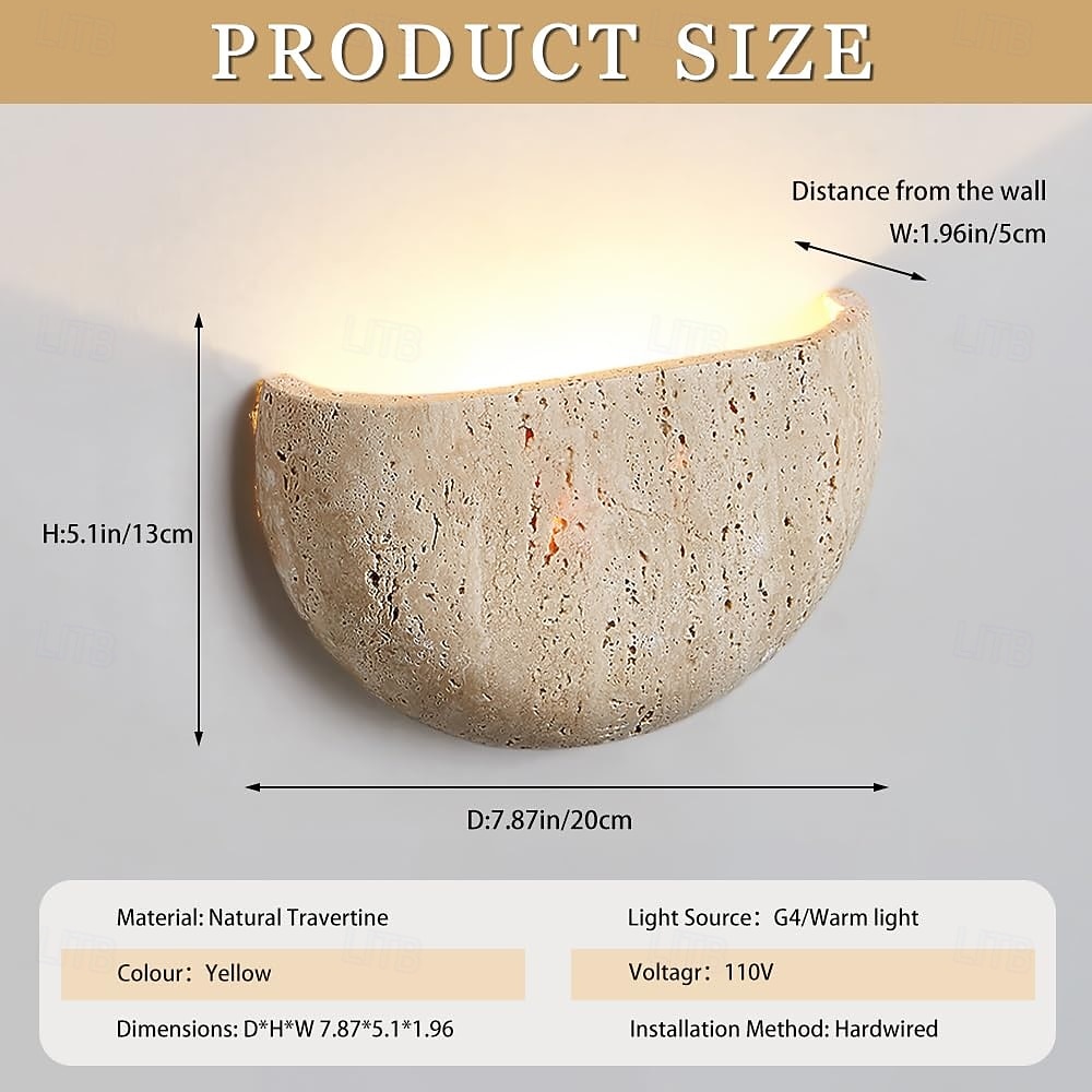 Sisätiloissa Moderni Pohjoismainen tyyli Seinävalot sisätiloihin Makuuhuone Ruokailuhuone Kivi Seinävalaisin 85-265V 2026 - $140.99 –P5