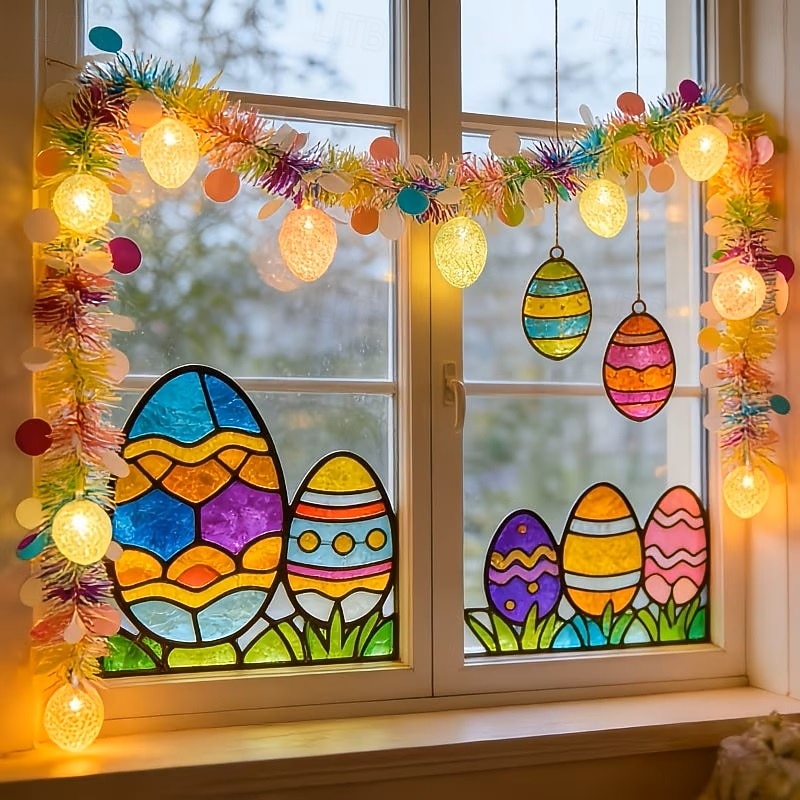 Luzes de LED em formato de coração, conto de fadas, 2m, 10 LEDs, alimentadas por bateria, para decoração de quarto, jardim, varanda, alpendre, janela e festas de Páscoa. de 2026 por $12.99 –P3