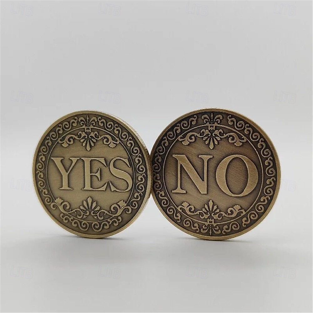 novità sì no sfida moneta decisore monete lancio decisione collezione commemorativa del 2026 a $9.99 –P10