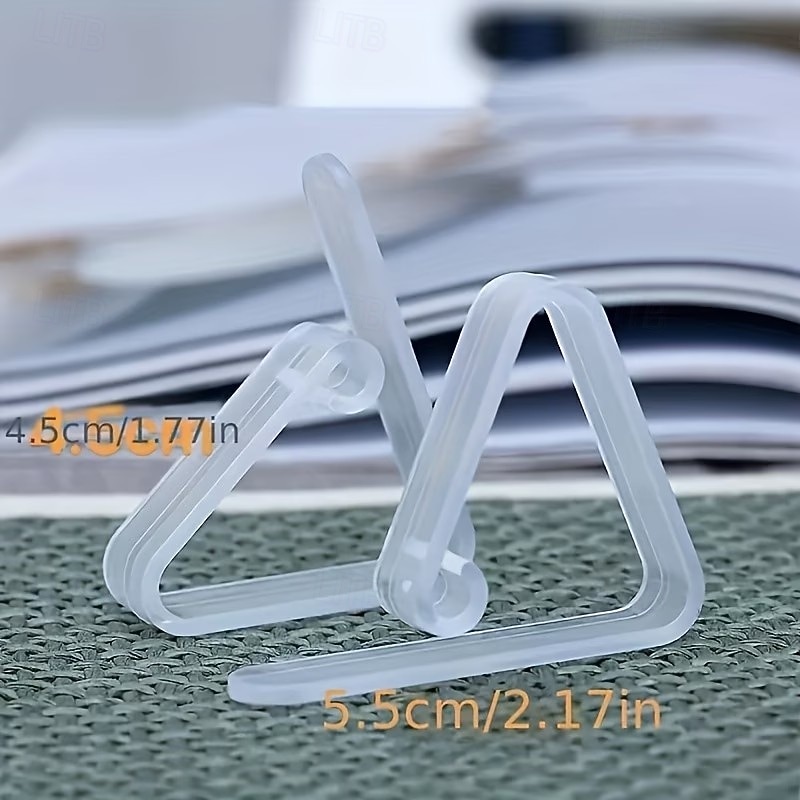 48 clip trasparenti per tovaglia, clip di fissaggio per tovaglia da cucina, clip per tovaglia per uso domestico, superficie antiscivolo invisibile, non è necessaria la foratura. del 2026 a $15.99 –P6