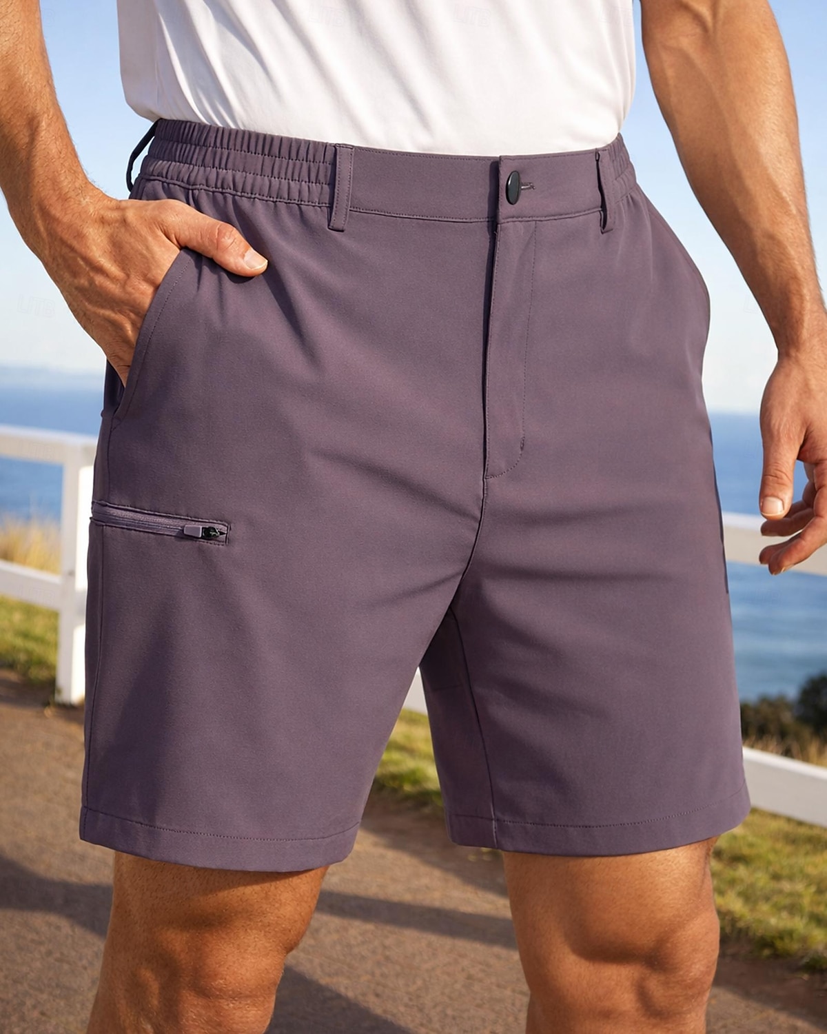 رجالي شورت للجري شورت رياضي Pockets شورتس فضفاض مناسب للبس اليومي الأماكن المفتوحة الصيف رطوبة فتل متنفس تمرين نادي رياضي الركض ركض عادي ملابس رياضية ألبسة رياضية أزرق بنفسجي أسود 2026 - $21.99 –P7