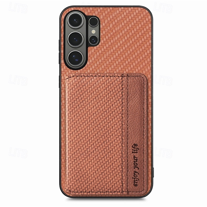 telefon fodral Till Samsung Galaxy S26 S25 Edge S24 FE S23 S22 Plus Ultra A56 A36 A26 A16 A06 Skal Plånboksfodral med stativ Stötsäker TPU PU läder 2026 - $14.99 –P7