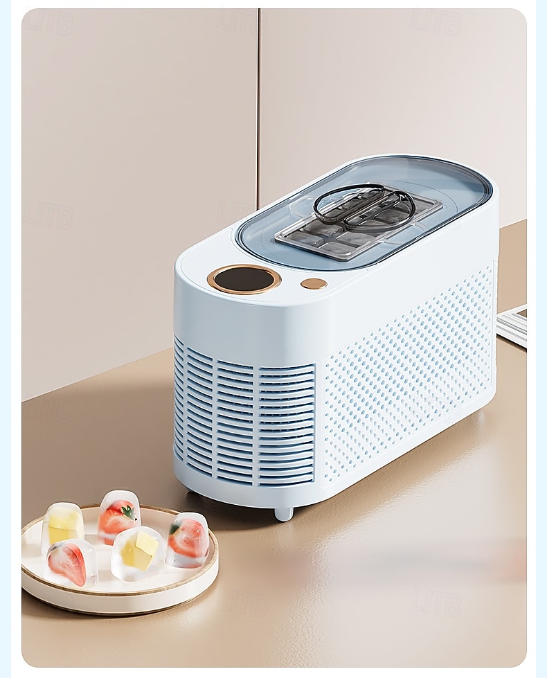 Миниатюрный портативный льдогенератор, настольный, быстрое приготовление льда за 10-15 минут, 8 твердых кубиков льда за цикл, компактный, небольшой, быстродействующий льдогенератор для дома, офиса, 2026 - $115.99 –P13