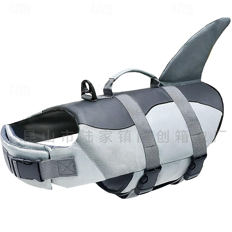 Shark Dog Safety Life Vest, Mermaid Dog Life Vests for Swimming with Superior Buoyancy and Rescue Handles for Swimming Pool Beach Boat 2026 - $28.99 –P10