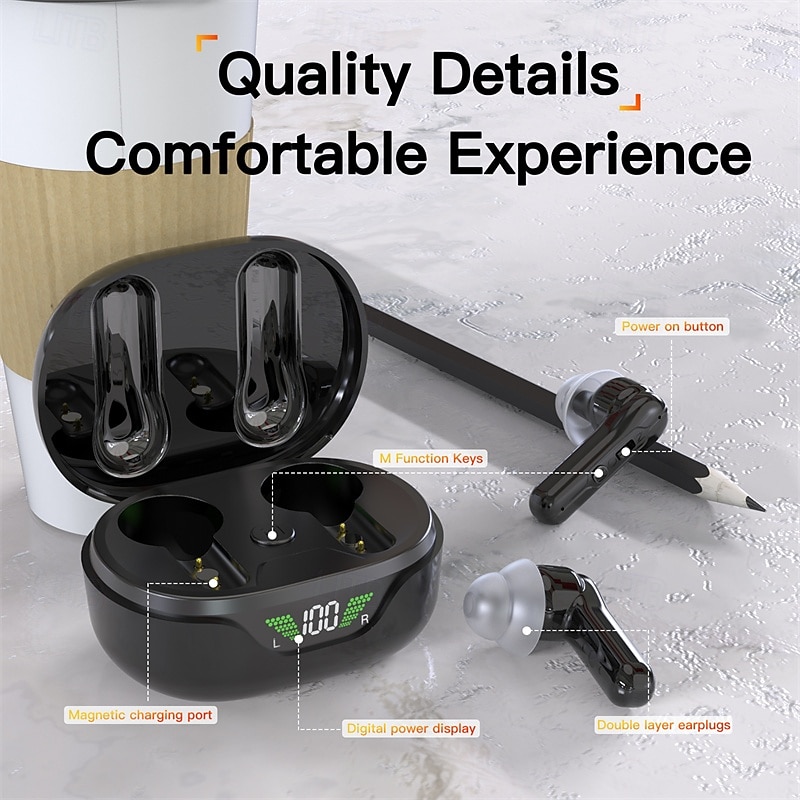 Hearing Aids, Rechargeable Hearing Aids for Seniors with Noise Cancelling, Hearing Amplifier for Adults Hearing Loss Device with LED Power Display, Digital Amplifier Into Ear No Squealing-Black 2026 - $95.99 –P6