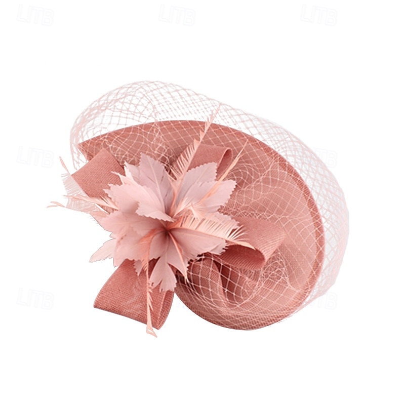 Fascinators Net Wedding Birthday Elegant Vintage Cute With Feather Tulle Headpiece Headwear 2026 - $22.99 –P4