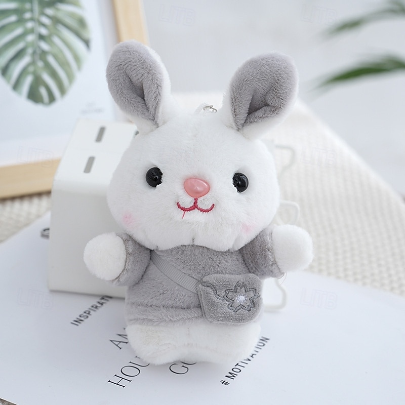 Chaveiros de coelhinho de pelúcia em miniatura para cestas de Páscoa, lindos enfeites de mochila em formato de coelho de pelúcia com bolsinha, lembrancinhas para festas infantis, prêmios para caça aos de 2026 por $12.99 –P7