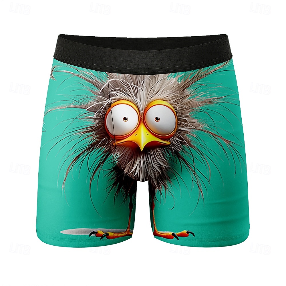 Per uomo Animale Cartoni animati Pulcino Boxer elasticizzati Costume nuoto a pantaloncino Pantaloncini da bagno boxer Divertente Casuale Casa Vacanza al Mare Fascia Elastica Traspirante Biancheria del 2026 a $16.99 –P4