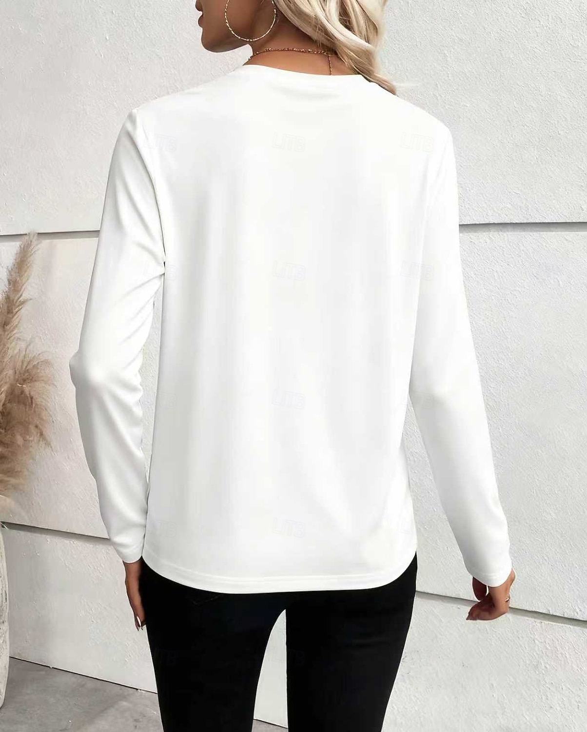 Damen T Shirt T-Shirt Knöpfe Einfach Mode Stilvoll Klassisch Kurzarm Rundhalsausschnitt Normale Oberteile Täglich Ausgehen Wochenende Blau Schwarz Weiß Rote Grün Sommer Frühling Herbst 2026 - $21.99 –P3