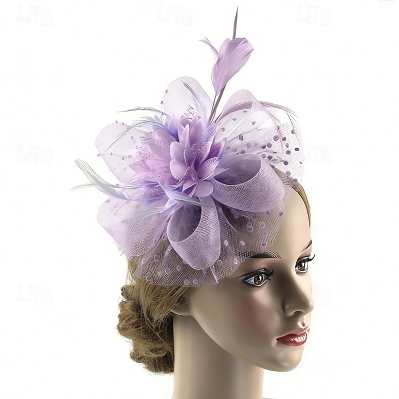 Fascinators Feathers Wedding Birthday Elegant Vintage Cute With Feather Headpiece Headwear 2026 - $11.49 –P3