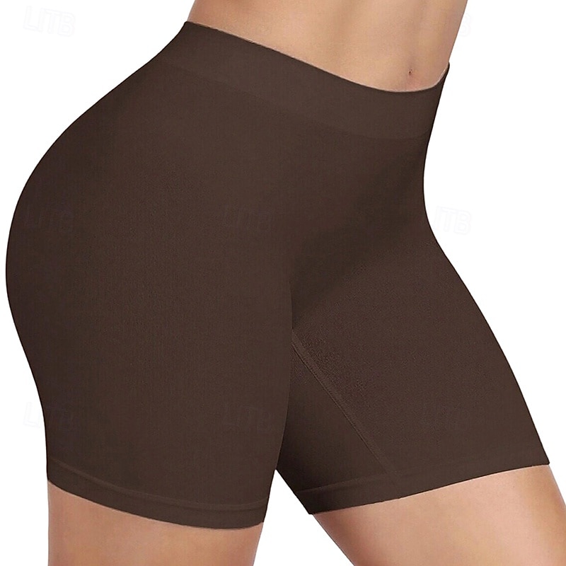 Mulheres Cintas Treinador de cintura Moda Sensual Casual Cor imaculada Patchwork Calção Diário Casa Férias Preto Branco Rosa Marron Cáqui Verão Primavera Outono Normal de 2026 por $9.49 –P6