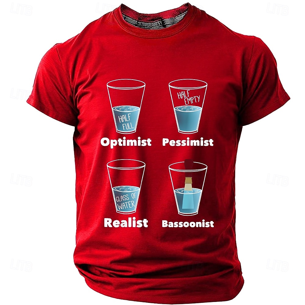 Per uomo Gergo divertente Maglietta Manica Corta maglietta Stampa 3D Girocollo Camicia Moda Quotidiano Quotidiano Streetwear Blu Rosso Estate Primavera Abbigliamento S M L XL XXL XXXL del 2026 a $22.99 –P4