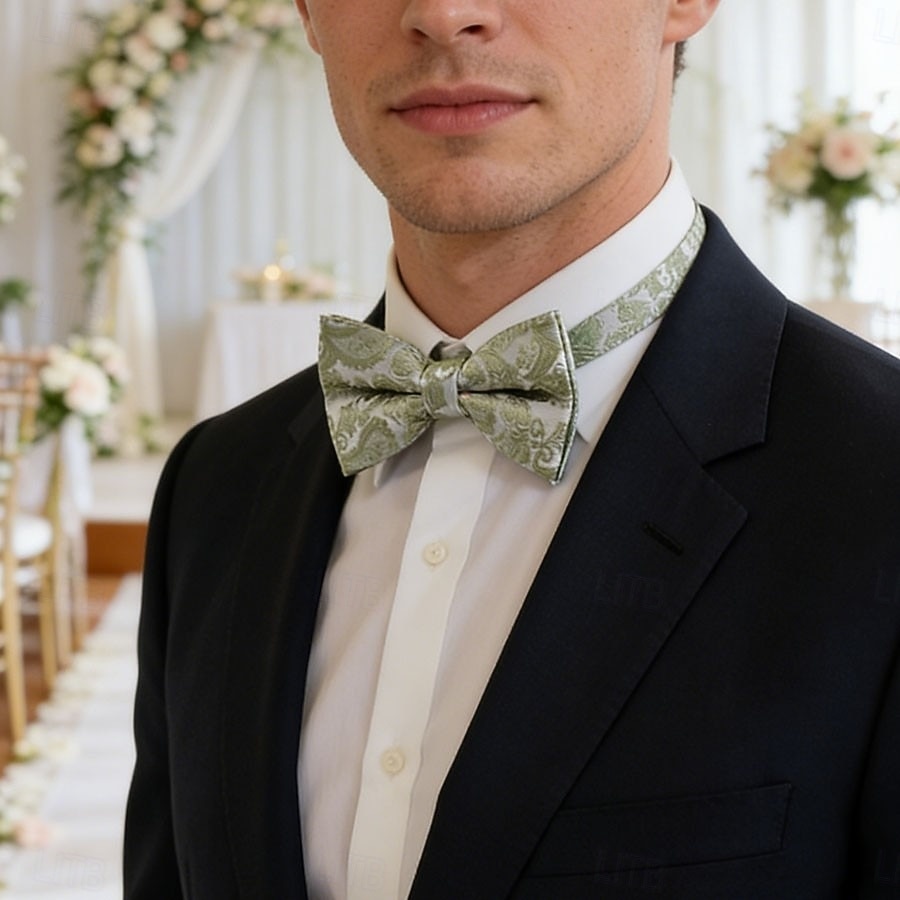 Da uomo Papillon Elegante Moda Formale A paisley Paisley Plaid Affari Ufficio Matrimonio del 2026 a $8.49 –P6