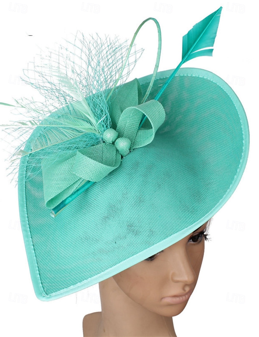 Fascinators Polyester Wedding Birthday Vintage Cute Retro With Feather Headpiece Headwear 2026 - $28.99 –P11