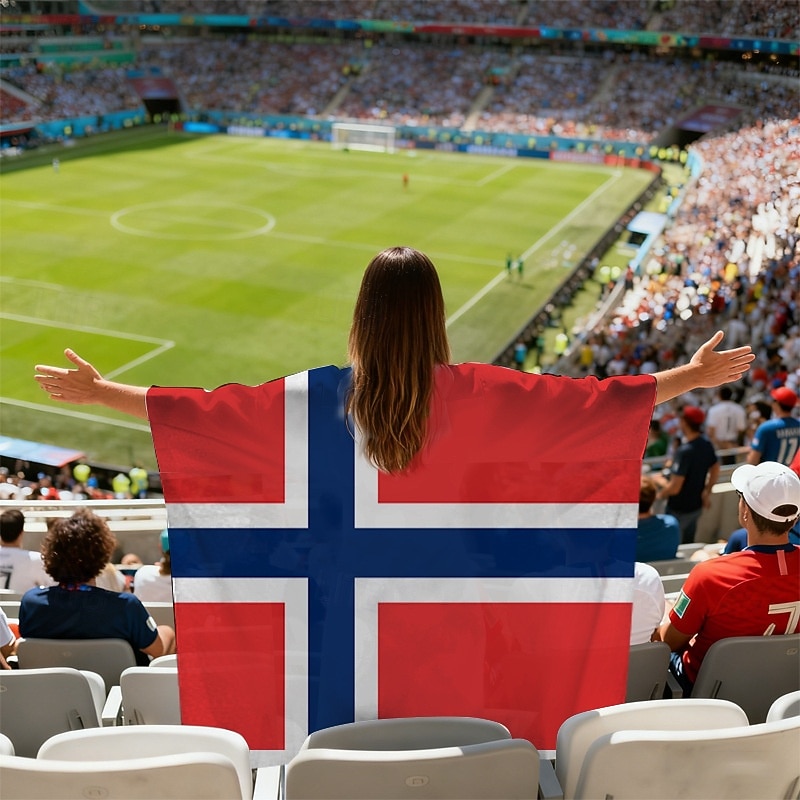 Partita mondiale di calcio 2026 Mantello Costume Bandiera Ventilatori Adulti Unisex Feste Partita di calcio Evento di calcio Vestirsi del 2026 a $17.49 –P19