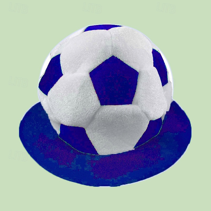 Pluche voetbalmuts voor fans van het WK voetbal, grappige voetbalpet, fanaccessoires voor wedstrijddagen en sportfeestjes, aanmoedigingsrekwisieten voor in het stadion. 2026 - $21.99 –P8