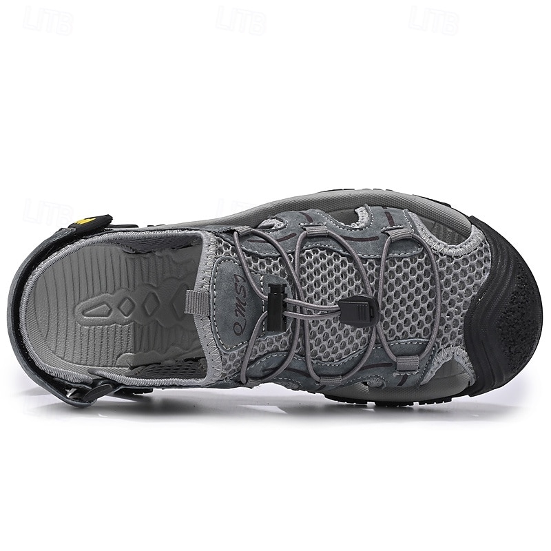 Sandálias masculinas para atividades ao ar livre, com design durável e respirável, tiras ajustáveis e sola antiderrapante. Perfeitas para caminhadas, atividades aquáticas, férias na praia e uso casual no verão. de 2026 por $54.99 –P20