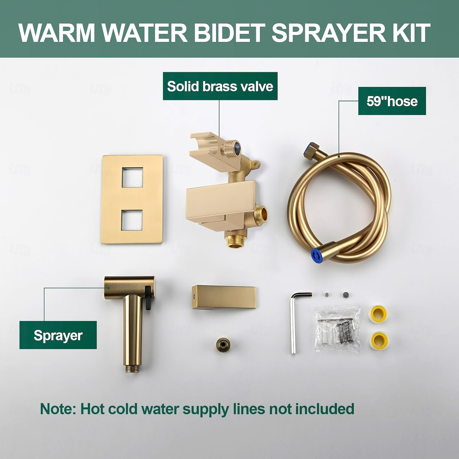 סט ריסוס בידה חם וקר מוסתר לאסלה, מרסס בידה ידני לאסלה, מרסס בידה ידני לשירותים, מים חמים 2026 - $261.24 –P4